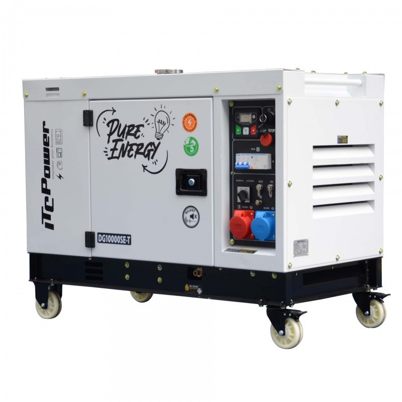 Groupe électrogène ITC POWER 10,6 kVA 230/400V diesel DG10000SE-T