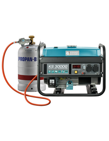 Könner & Söhnen Groupe électrogène 3000W GAZ/Essence 230V KS3000G
